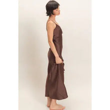 Load image into Gallery viewer, Lux Satin Maxi Dress