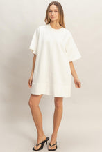 Load image into Gallery viewer, Deidra Denim Dress- White