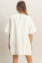 Load image into Gallery viewer, Deidra Denim Dress- White