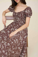 Load image into Gallery viewer, Ada Midi Dress - Dark Brown