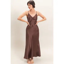 Load image into Gallery viewer, Lux Satin Maxi Dress