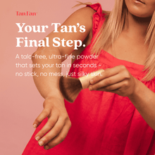 Load image into Gallery viewer, Self Tan Drying Powder + Bamboo Body Brush
