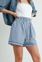 Load image into Gallery viewer, Gracie Gingham Shorts