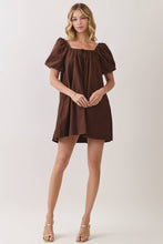 Load image into Gallery viewer, Gannon Mini Dress - Chocolate