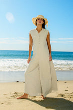 Load image into Gallery viewer, Layla Sleeveless Jumpsuit - Cream
