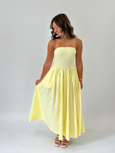 Load image into Gallery viewer, Romy Dress- Pale Yellow