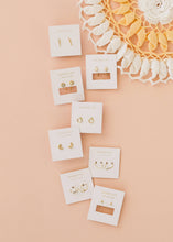 Load image into Gallery viewer, Minimalist - Spiral - Gold Earrings