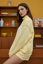 Load image into Gallery viewer, MOTHER Embroidered Mock Neck Sweatshirt