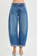 Load image into Gallery viewer, Devin Barrel Cuffed Jeans