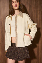 Load image into Gallery viewer, Warren Shacket - Cream/Brown
