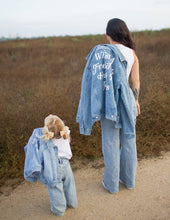 Load image into Gallery viewer, What a Friend in Jesus Kids Denim Jacket