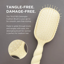 Load image into Gallery viewer, TELETIES Detangler Hair Brush for Medium Hair – Tan