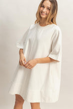 Load image into Gallery viewer, Deidra Denim Dress- White
