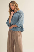 Load image into Gallery viewer, Everett Denim Blouse