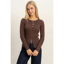 Load image into Gallery viewer, Vada Button Cardigan