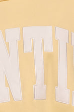 Load image into Gallery viewer, 'AUNTIE' Embroidered Applique Sweatshirt: YELLOW