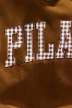 Load image into Gallery viewer, "PILATES" Mock Neck Sweatshirt: Brown