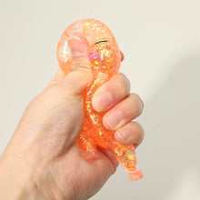 Load image into Gallery viewer, Glittered Figure Doll Squeeze Squishy Stress Relief Toy