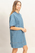 Load image into Gallery viewer, Deidra Denim Dress- Blue
