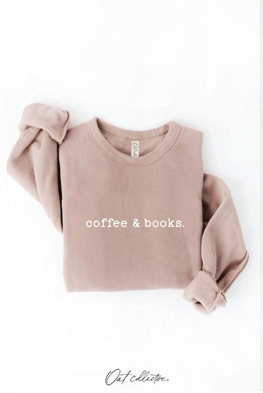 Coffee & Books Graphic Sweatshirt