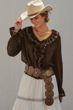 Load image into Gallery viewer, Waylon Embroidered Blouse

