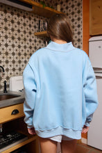 Load image into Gallery viewer, 'MOTHER &amp; COOL MOM' Reversible Sweatshirt - Sky Blue
