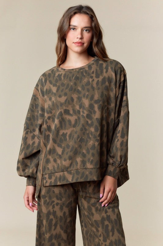 Kinsey Leopard Top