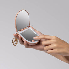 Load image into Gallery viewer, Terracotta Compact Mirror Keychain
