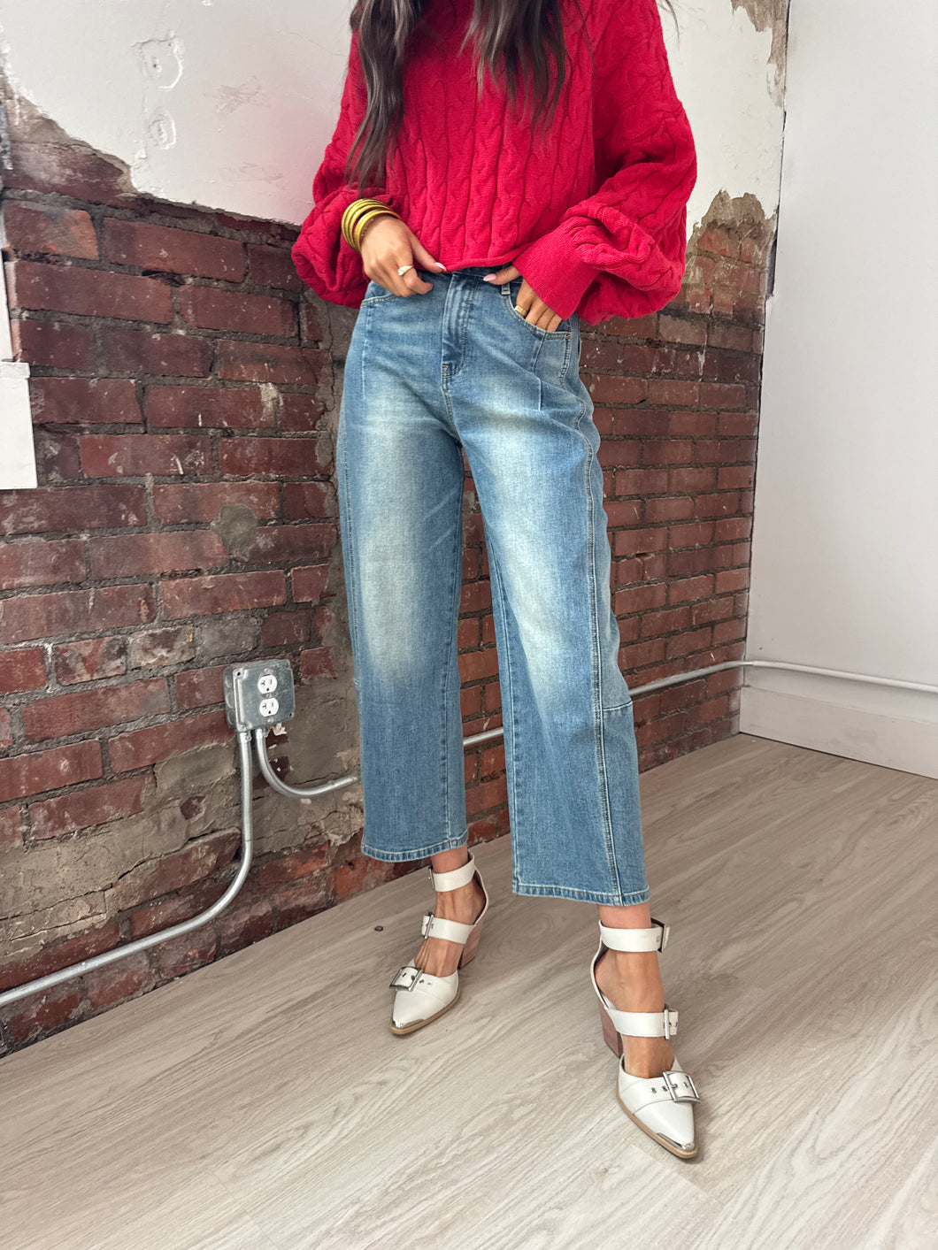 Lydia Barrel Jeans