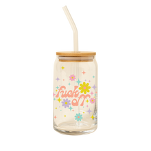 Load image into Gallery viewer, Can Glass w/Lid + Straw (Perfect for Holiday!): Manifest That Shit
