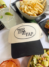 Load image into Gallery viewer, This &amp; Yap - Black Vintage Trucker Hat
