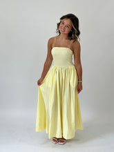 Load image into Gallery viewer, Romy Dress- Pale Yellow
