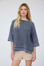 Load image into Gallery viewer, Clara Top - Navy
