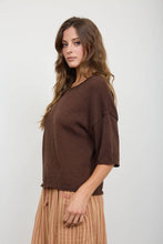 Load image into Gallery viewer, Sylvie Sweater - Chocolate Brown
