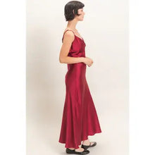 Load image into Gallery viewer, Lux Satin Maxi Dress
