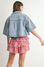 Load image into Gallery viewer, Avery Denim Top- Light Blue
