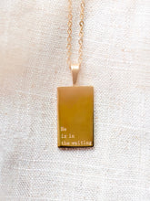 Load image into Gallery viewer, 18kt Gold He is in the waiting necklace
