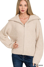 Load image into Gallery viewer, Taylor Zip Sweater
