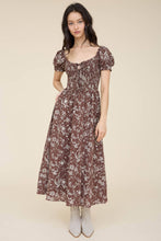 Load image into Gallery viewer, Ada Midi Dress - Dark Brown
