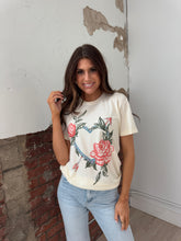 Load image into Gallery viewer, Scalloped Rose Heart Graphic Tee
