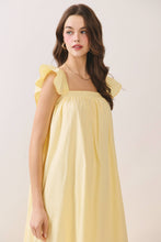 Load image into Gallery viewer, Lani Midi Dress - Butter Yellow
