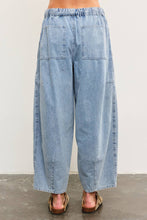 Load image into Gallery viewer, Lana Drawstring Barrel Jeans
