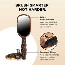 Load image into Gallery viewer, TELETIES Detangler Hair Brush for Fine Hair – Tortoise
