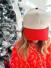 Load image into Gallery viewer, Santa Hat - Red Vintage Trucker Hat
