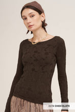 Load image into Gallery viewer, Belle Top - Chocolate (O/S)
