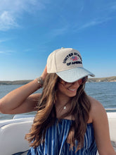 Load image into Gallery viewer, United States of America - Denim Blue Vintage Trucker Hat
