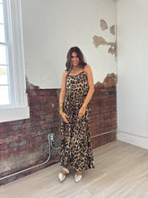 Load image into Gallery viewer, Leah Leopard Maxi Dress
