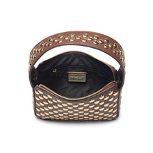 Load image into Gallery viewer, Isabel Studded Crossbody: Chocolate
