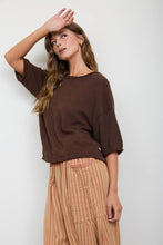Load image into Gallery viewer, Sylvie Sweater - Chocolate Brown

