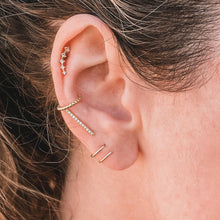 Load image into Gallery viewer, Minimalist - Spiral - Gold Earrings
